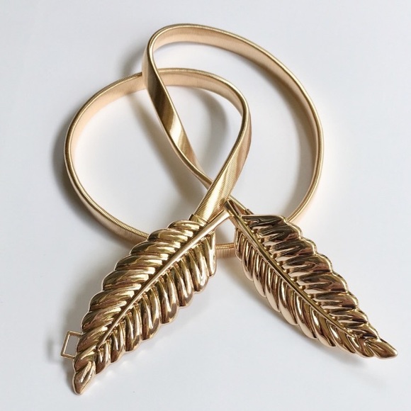 Last 1 ‼️ Gold Leaf Belt - Picture 2 of 8